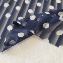 미미메이드 여름의류원단 꽃무늬원단 쉬폰 커튼 원단 7종 판매, 도트네이비