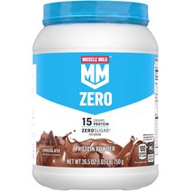 머슬 밀크 제로 Muscle Milk Zero 프로틴 단백질 파우더 초콜릿 맛 750g 1.65LB 25서빙