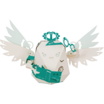 움직이는 페이퍼토이 로빗 졸업반 천사 도미