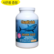 퀄리티랩 상어 연골 샤크 골드 750mg 500정 캐나다 관절 영양제 캐나다 식약처 인증, 1개
