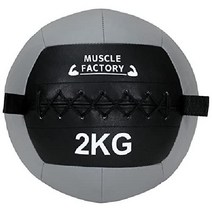 머슬팩토리 메디슨볼 메디신볼 웨이트볼 코어훈련 복근, 그레이