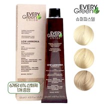 EVERYGreen 컬러 염색약 슈퍼파스텔 염모제 120ml (산화제포함), 10.11 - 아주 밝은 회색