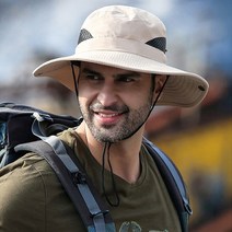 쿨하우스 햇빛차단 등산 모자 캠핑 햇빛가리개 대두 자외선차단 벙거지, 차콜