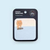 카카오프렌즈 리틀프렌즈 라운드 점착메모지, 리틀 라이언, 7개