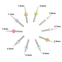 3D 프린터 노즐 청소 키트 용 드릴 비트 Makerbot Reprap 용 10pcs 0.1-2.0mm Creality CR-10 End 3 5, mix type 1