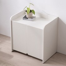 [천삼백케이] [인터데코] 모델하우스에서 본듯한 미니 수납장(템바보드) KC663, 화이트