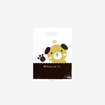 피크닉앤패키지 복주머니상자 추석송편떡포장상자 화과자상자, 애니멀비닐백/강아지/중5장