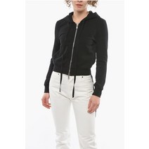 Ann Demeulemeester 크롭드 SIMONE 스웨트셔츠 위드 후드 2201WJE32235099