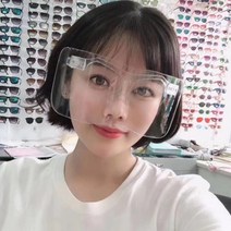 업그레이드 플라스틱 페이스쉴드 비말차단 보안경, A타입