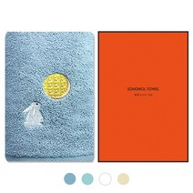 송월타올 달토끼(케이스) 1매, 골고루(랜덤)