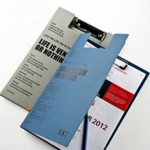 시스맥스 와이어클립 레포트 화일 홀더화일 서류철 문서철 보관, 종류:빨강