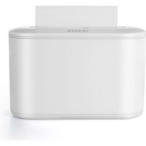 Xlxker 종이 타월 디스펜서 카운터탑 침실 욕실 주방 화장실용 다용도 핸드 화이트, White