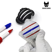 스컬독 골프공 트리플 라이너 마커펜2종 세트 퍼팅연습 볼마킹, 트리플볼라이너(+마커펜2종)