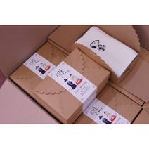 결혼수건답례품 송월타올스누피 타월 결혼식답례품수건포장, 연회색진회색아이보리갈색