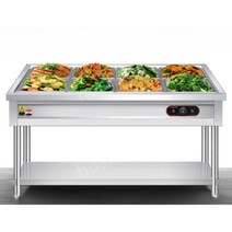 골목식당 패스트 푸드 보온 테이블 스테인레스 음식 판매 스틸 패스트 출장 부페 식당, 7G