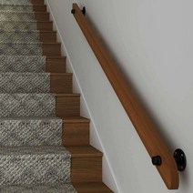 핸드레일 안전바 계단 난간 손잡이 건물 복도 보수, 길이 120cm(고정점 2개)