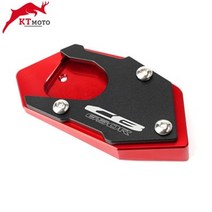 혼다 용 cb 650r cbr 650r cb650r cbr650r 2018-2022 2021 오토바이 cnc 킥 스탠드 풋 사이드 스탠드 확장 패드 지지판, cb650r 레드, 1개