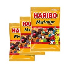 하리보 마타도어 믹스 젤리 375g 3팩 Haribo Matador Mix