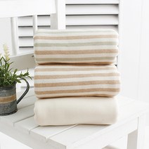 미래천 대폭 오가닉 양면다이마루 7mmST 3종, 그린브라운