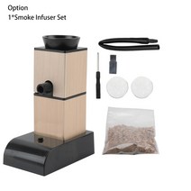 아타고그리들 캠핑무쇠 코팅숯불그릴 화덕 볼케이노 솥뚜껑불판 boruit smoke infuser food cold smoke generator 휴대용 분자 요리 흡연 총 고기, sg18