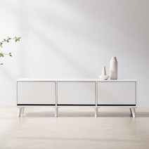 보루네오 마르체 이지 1500 서랍형 TV다이 거실장 BKC752C, 화이트