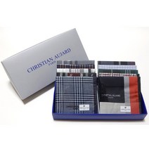 크리스찬오자르 남성손수건 순면 10장 개별케이스 선물포장