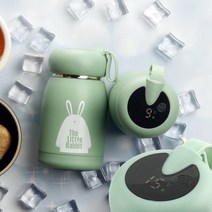로얄스타 에이미래빗 온도계 보온보냉 텀블러, AMY, 320ml