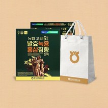 농협 6년근 발효 녹용 홍삼 침향 진액 30포 + 쇼핑백 2100ml, 1개