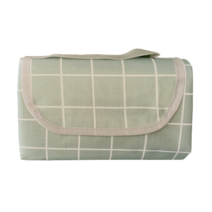 몽트노블 양면방수 피크닉 매트, 민트체크