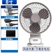 정시 작은선풍기 휴대용유모차 바람개비 학생기숙사 아기바람선풍기, T04-화이트2 미연 롱라인속충 플러그1 쌀, 기본