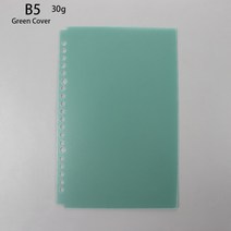 스터디플래너 다이어리 a5 b5 2026 구멍 반짝이 지퍼 노트북 스케줄러 수첩 18, 1-녹색 덮개