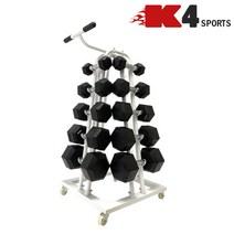 K4스포츠아몸디 KM-11 아령진열대 리퍼제품 덤벨보관대 덤벨랙 아령랙 정리대