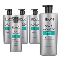 케라시스 두피 쿨링 샴푸, 5개, 750ml