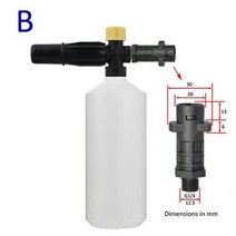 우레탄폼건 폼건 폼총 자동차 거품 세척 눈 랜스 노즐 대포 발생기 대우 해머 Karcher Huter Makita 고압 와셔, [02] B, 02 B