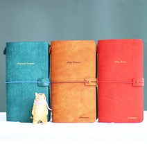 레오 트래블러스 스트링 가죽다이어리 라지 L 이니셜 각인 2023, 노트2권(+5000), 카키