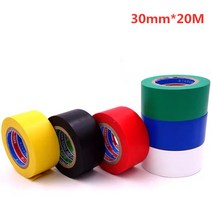 단열재 단열필름 접착식 보온재 바닥 외벽 PVC 전기 절연 테이프 30mm * 20m 방수 난연성 무연 슈퍼 접, 02 WHITE_01 20M