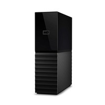 WD 18TB My Book 데스크탑 외장 하드 드라이브 USB 3.0 비밀번호 보호 및 백업 소프트웨어가 있는 외장 HDD WDBBGB0180HBK-NESN, Single Drive_4TB
