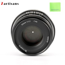 7artisans 35mm F1.2 II APS-C 렌즈 소니E용 후지FX용 캐논EOS-M용 니콘Z용 M43용, 캐논 EOS-M용