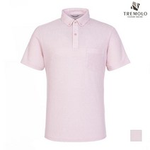 인디안 TREMOLO 린넨 코튼 원포켓 반팔 카라 티셔츠_TRBASVY2221_