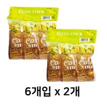 노브랜드 콘스틱 스낵 과자 (25g x 6개입) X 2세트 NOBRAND CORN STICKS SNACK 150G [25g x 6pk] x 2set, 6개입 * 2세트