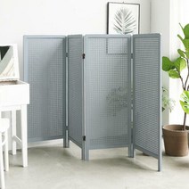 베르디안 콤브 가벽 인테리어 가림막 낮은 파티션 4단, 화이트