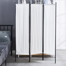 인테리어 공간분리 파티션 사무실 파티션 가림막 파티션 커튼 셀프가벽만들기 이동식 파티션 패브릭 가림막 철제 파티션 사무실 가벽, 3단