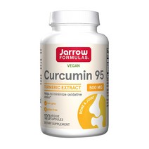 [Jarrow formulas 자로우포뮬라스] 자로우 포뮬러스 비건 커큐민 95 500 mg 120 베지캡슐 123414