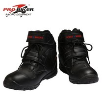 오토바이 부츠 오토바이 부츠 PRO-BIKER 하이 앵클 레이싱 부츠 바이커 가죽 레이스 모토 크로스 오토바이, 01 1