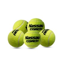 낫소 코치용 연습용 테니스공 5개입 아마추어 레슨용 초보자