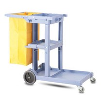 객실 청소 청소착업차 청소카트 호텔 청소, 그레이, 1개