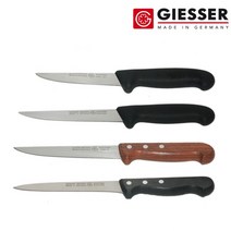 독일 기셀 정육칼 뼈칼 4종 12cm 15cm 고기칼, 04.15cm검정나무자루