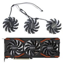 기가바이트 AOR GTX 1060 1070 Ti 1080 G1 게이밍 GV-N98T 980 970 960 NTITANX용 쿨러 팬 75mm PLD08010S12H T128010SU, 01 3 FAN PLD08010S12HH