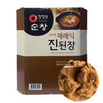 청정원 순창 구수한 재래식 진된장14KG, 10통