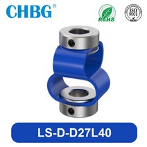 등속조인트 커플러 CHBG D27L40 8 글꼴 인코더 샤프트 커플 링 더블 루프 유연한 알루미늄 합금 CNC 3D 프린터 서보 모터 범용 조인트, 04 4mmX7mm